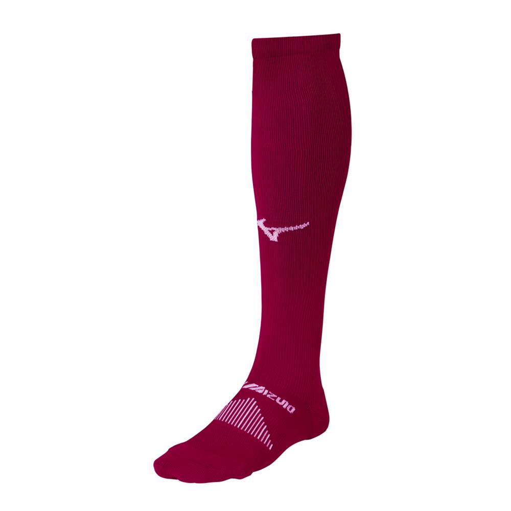 Womens Mizuno Performance OTC Baseball Socks Purple red Philippines (AOUCQR943)